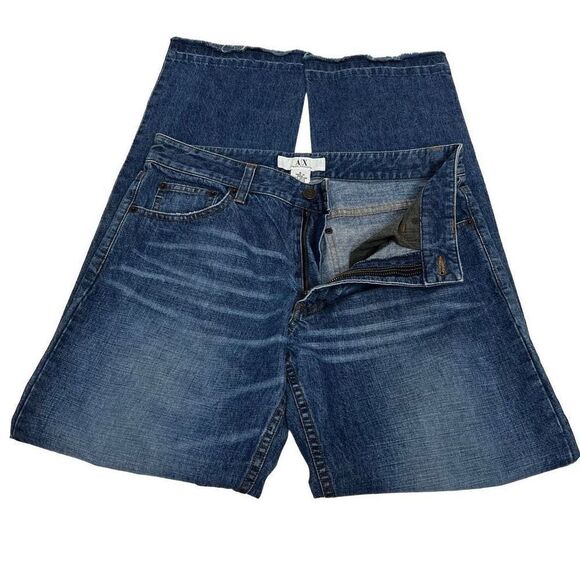 Armani Exchange medium wash mid rise straight leg jeans size 8 - Picture 8 of 14